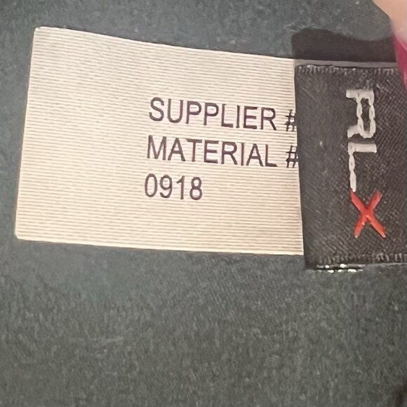 RLX Ralph Lauren Mens Golf Windbreaker Winter Jacket Medium Size Full Zip Black - Picture 16 of 16